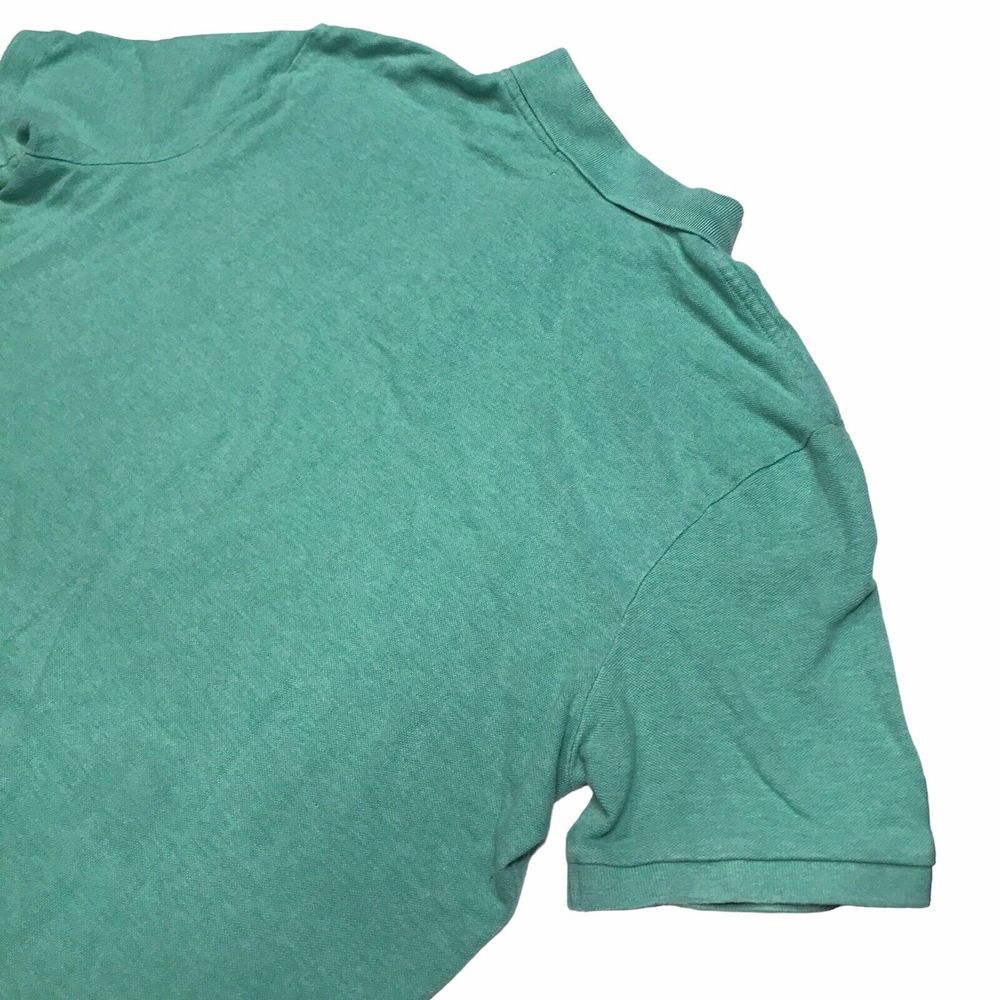 Polo Ralph Lauren Clasic fit mens Large short sleeve shirt Green Purple pony - Picture 2 of 7